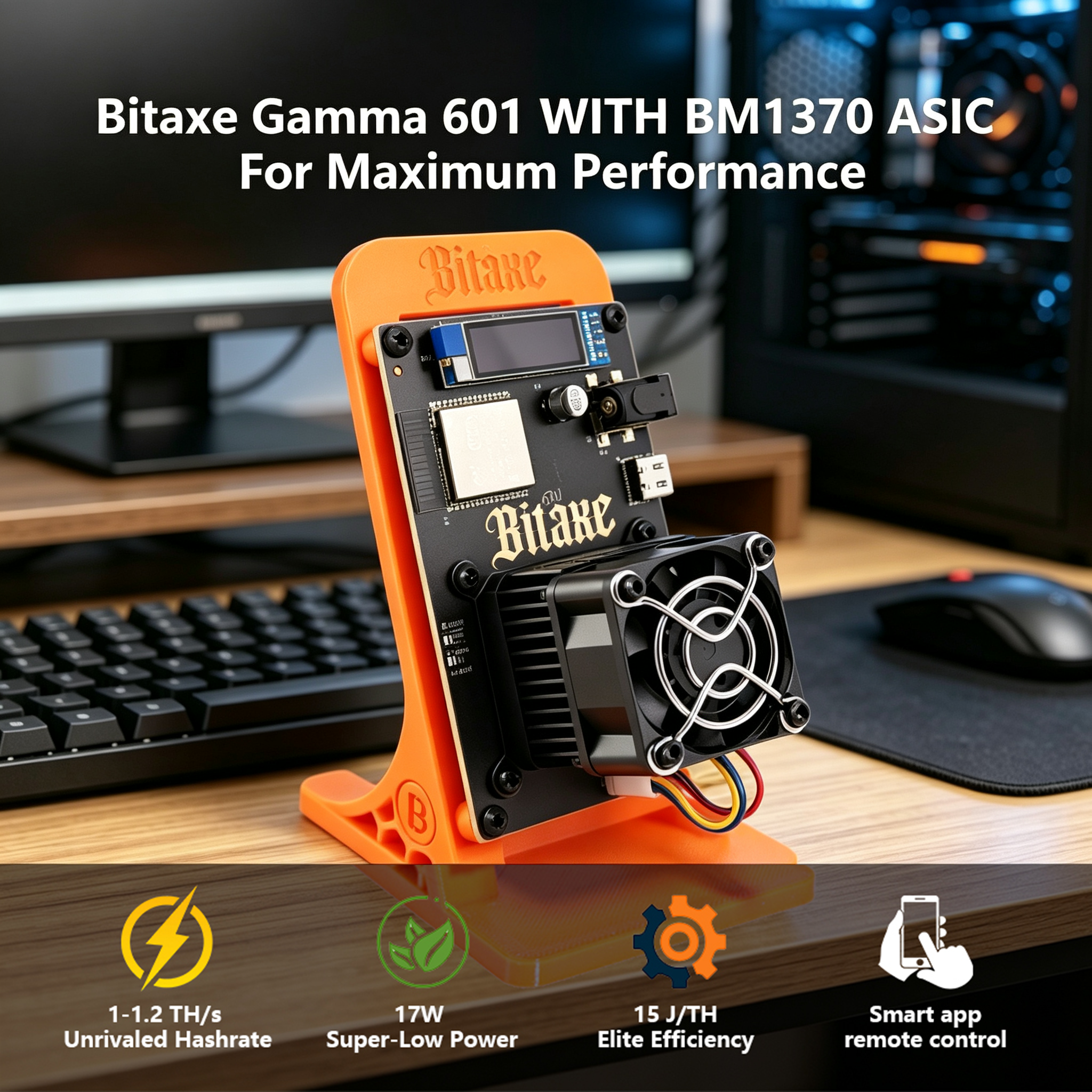 Bitaxe Smart Edition | App-Controlled Solo Bitcoin Node