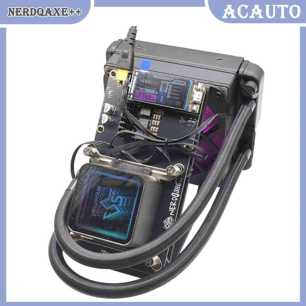 NerdQaxe++ Hydro 6TH/s Bitcoin Miner - Low Power Open Source Node