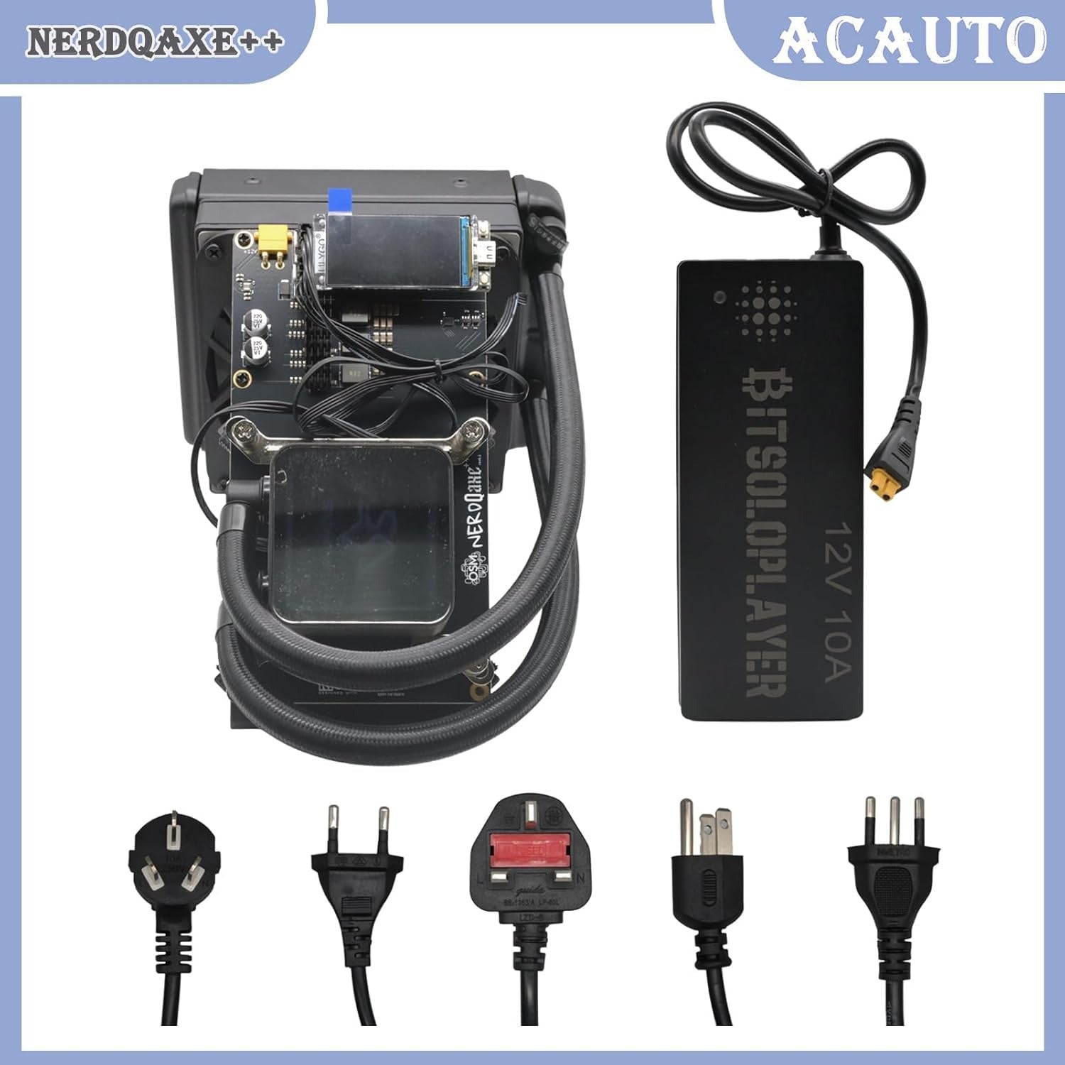 NerdQaxe++ Hydro 6TH/s Bitcoin Miner - Low Power Open Source Node