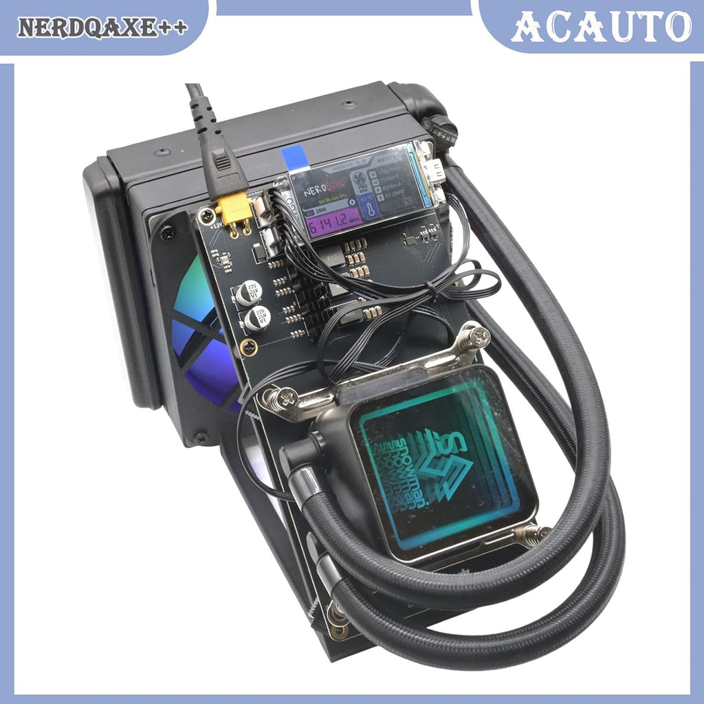NerdQaxe++ Hydro 6TH/s Bitcoin Miner - Low Power Open Source Node