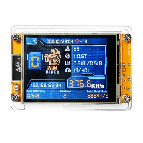 Bitcoin Merch® Gold Nugget - Plug & Play Solo Miner